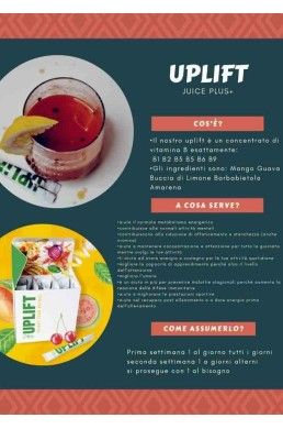 UPLIFT BY JUICE PLUS Â® ENERGIA PER TUTTA LA GIORNATA! JUICE PLUS Â® 2 - saluteinessere 