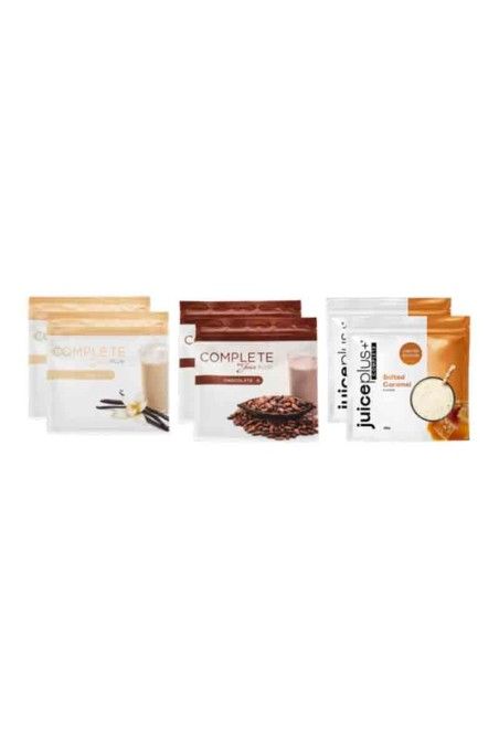 COMPLETE BY JUICE PLUS Â® LIMITED EDITION SALTED CARAMEL COMBI BOX JUICE PLUS Â® 1 - saluteinessere 