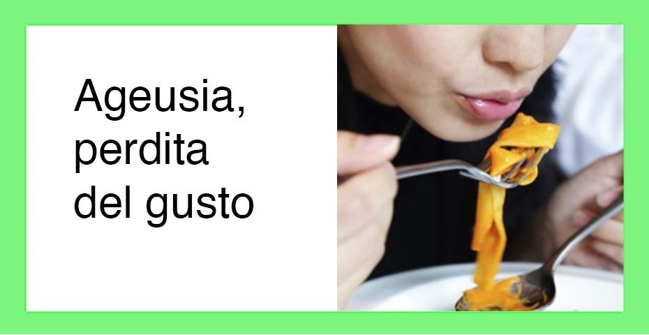 Ageusia - perdita del gusto