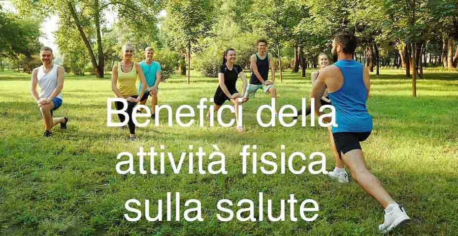 Benefici dell'attivitÃ  fisica sulla salute 